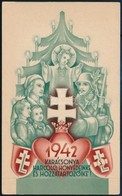 1942 Karácsonya Harcoló Honvédeinké és Hozzátartozóiké - Emléklap, Bozó Gyula Grafikája - Otros & Sin Clasificación