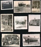 1939 Katonai életképek A II. Világháborúból, Közte Sok Kolozsvári Fotó, 32 Db, 6×8 és 4×6 Cm - Sonstige & Ohne Zuordnung