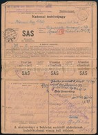 1944 Katonai (SAS) Behívójegy,22x16 Cm - Sonstige & Ohne Zuordnung