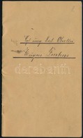 1917-1918 Ruházati Könyvecske, Főhadnagy Részére, "K.u.k. Reservespitales In Esztergom" Bélyegzésekkel. - Sonstige & Ohne Zuordnung