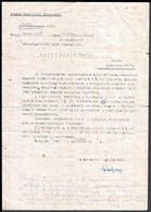 Cca 1940-1948 3 Db Katonai Témájú Okmány + Magyar Katonák Csoportképe, 9x13 Cm - Otros & Sin Clasificación