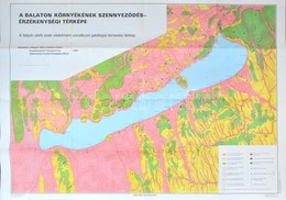 1981 A Balaton Környékének Szennyeződés-érzékenységi Térképe, Bp., Magyar Állami Földtani Intézet, Készült 300 Példányba - Sonstige & Ohne Zuordnung