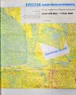 1998 Duna Régió Felszíni Geológiai Térképe, Vienna-Bratislava-Budapest, 1:10.000, Szerk.: Császár G., Bp. Magyar Állami  - Sonstige & Ohne Zuordnung