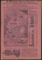 1893 Postakönyv. Bp., Pesti Könyvnyomda, Korabeli Reklámokkal, 32 P. - Ohne Zuordnung