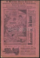 1893 Postakönyv. Bp., Pesti Könyvnyomda, Korabeli Reklámokkal, 32 P. - Sin Clasificación