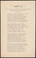 1894 Ünnepi Dal - Póra Ferenc úrnak, A Budai I. Ker. Polgári és Főleányiskola Igazgatójának 25. éves Tanári Jubileumára - Ohne Zuordnung