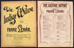 Lehár Ferenc: Die Lustige Witwe. I-II. Operette In Drei Akten Von Viktor Léon Und Leo Stein. Musik Von Franz Lehár. Wien - Sonstige & Ohne Zuordnung