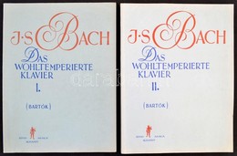 J. S. Bach: Das Wohltemperierte Klavier. I-II. 48 Preludium és Fuga Fokozatos összeállításban, Ujjrenddel, Előadási Jele - Other & Unclassified