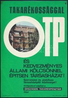 Cca 1960 OTP Takarékossággal és Kedvezményes állami Kölcsönnel építsen Házat, Reklámos Villamosplakát, Bp. Offset-ny., 2 - Other & Unclassified