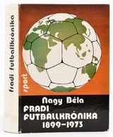 Nagy Béla: Fradi Futballkrónika 1899-1973. Bp., 1974, Sport. Kiadói Kartonált Kötés, Kissé Kopottas állapotban. - Non Classés