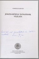 Losonczy István: Jogfilozófiai Előadások Vázlata. Jogfilozófiák. Szerk.: Dr. Varga Csaba. Bp., 2002, Szent István-Társul - Sin Clasificación