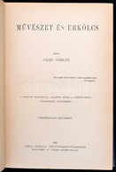 Jászi Oszkár: Művészet és Erkölcs. Társadalomtudományi Könyvtár. Bp.,1908, Grill Károly, XX+439 P. Kiadói Kopott Egészvá - Unclassified