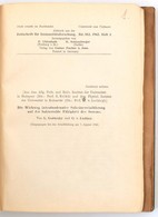 1942-1944 Amatőr Kolligátum A Kolozsvári M. Kir. Ferenc József Tudományegyetem "dolgozataiból", Gépelt Tartalomjegyzékke - Sin Clasificación