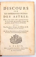 Discours Sur Les Différentes Figures Des Astres , D'ou L'on ... Paris, 1732, De L'Imprimerie Royale. Bordázott Gerincű E - Non Classés