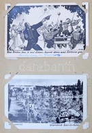 **, * 16 Db RÉGI Képeslap Régi Albumban / 16 Pre-1945 Postcards In An Album - Unclassified