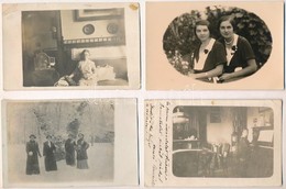 **, * 48 Db RÉGI Családi Fotó Képeslap, Vegyes Minőség / 48 Pre-1945 Family Photo Postcards, Mixed Quality - Unclassified