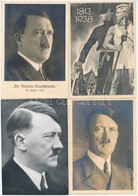 **, * 10 Db RÉGI Képeslap: Hitler, Náci Propaganda, Alkalmi Bélyegzések / 10 Pre-1945 Postcards: Hitler, Nazi Propaganda - Unclassified