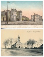 **, * 10 Db RÉGI Magyar Városképes Lap / 10 Pre-1945 Hungarian Town-view Postcards - Unclassified