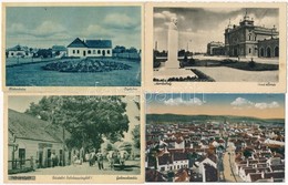 * 8 Db RÉGI Magyar Városképes Lap / 8 Pre-1945 Hungarian Town-view Postcards - Unclassified