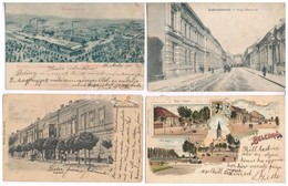 **, * 6 Db RÉGI Magyar Városképes Lap / 6 Pre-1945 Hungarian Town-view Postcards - Ohne Zuordnung