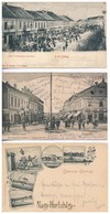 6 Db RÉGI Magyar Városképes Lap / 6 Pre-1945 Hungarian Town-view Postcards - Ohne Zuordnung