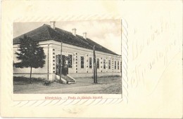 T2 1907 Apostag, Községháza, Posta és Távirda Hivatal. Díszített Képeslap - Ohne Zuordnung