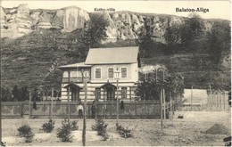 ** T2 Balatonaliga (Balatonvilágos), Kuthy Villa. 794. Novák Jenő Kiadása - Ohne Zuordnung