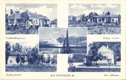 T2 1947 Balatonszéplak (Siófok), Gradisohl (Gradwohl) Penzió, Telepi Részlet, Szabó Penzió, Alsó Vasútállomás - Ohne Zuordnung