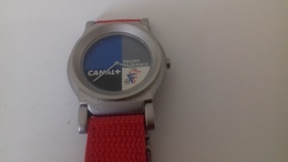 MONTRE PUBLICITAIRE CANAL + EQUIPE DE FRANCE DE FOOT - Montres Publicitaires