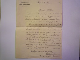 2020 - 4344  TOULOUSE  :  Lettre Au Départ De La CHAMBRE Des Députés  1914   XXX - Zonder Classificatie