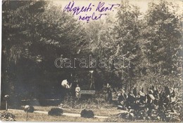 1909 Áldófalva, Algyest, Aldesti (Borossebes Mellett / Near Sebis); Algyesti Kert Részlet Hölgyekkel / Ladies In The Gar - Unclassified