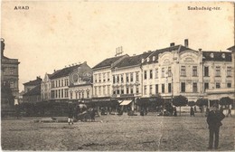 ** T3 Arad, Szabadság Tér, Rozsnyay Gyógyszertára, Fogorvosi Műterem, üzletek / Square, Pharmacy, Dental Clinic, Shops - Ohne Zuordnung