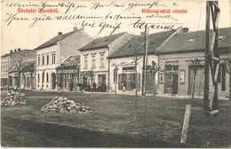 T2 1910 Arad, Újarad; Rákóczi Utca, Weil Alajos és West Antal üzlete. Kapható Mayr Lajos-féle Papírkereskedésben / Stree - Ohne Zuordnung