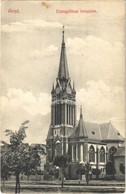 * T2/T3 1917 Arad, Evangélikus Templom. Bloch H. / Lutheran Church (Rb) - Ohne Zuordnung