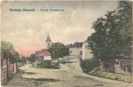 T2/T3 1918 Árkos, Sepsiárkos, Arcus; Dávid Ferenc Tér, Templom / Square, Church (EK) - Unclassified