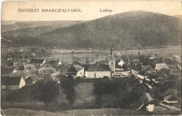T3 1914 Bibarcfalva, Biborteni; Látkép, Templom / General View, Church (szakadás / Tear) - Ohne Zuordnung