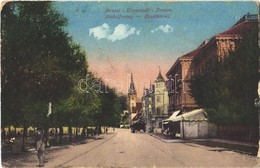 T2/T3 Brassó, Kronstadt, Brasov; Rudolfsring / Rezső Körút / Street View (ragasztónyom / Glue Marks) - Ohne Zuordnung