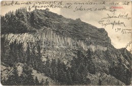 T2/T3 1911 Bucsony, Bucium; Detonáta. Csiky Testvérek Kiadása / Detunata Flocoasa / Mountain, Basalt Columns (EK) - Ohne Zuordnung
