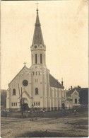 T2/T3 1914 Élesd, Alesd; Új Katolikus Templom / New Catholic Church. Photo (fl) - Ohne Zuordnung
