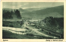 T2 1942 Gyimes, Ghimes; Látkép, Rákóczi Vár, Vasúti Híd / Cetatea Rákóczi / General View With Castle, Railway Bridge - Ohne Zuordnung