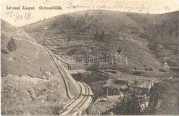 T3 1918 Gyimesbükk, Ghimes-Faget (Gyimes, Ghimes); Lóvészi Vasúti Alagút / Railway Tunnel + "K.u.K. Eisenbahnregiment Fe - Ohne Zuordnung