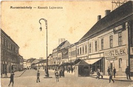 * T3 Marosvásárhely, Targu Mures; Kossuth Lajos Utca, Weisz Elek üzlete / Street View, Shops (fl) - Ohne Zuordnung