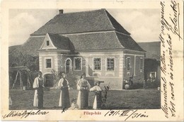 T2/T3 1911 Mihályfalva, Michelsdorf, Boarta; Filep (Fülep) Ház, Kastély / Castle (Rb) - Ohne Zuordnung