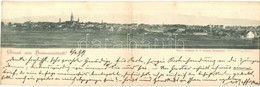 T2 1899 Nagyszeben, Hermannstadt, Sibiu; Panoramacard Von G. A. Seraphin - Ohne Zuordnung