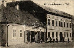 T2 1916 Óradna, Alt-Rodna, Radna Veche, Rodna; Fő Tér, Karácsonyi János üzlete. Grün Márkusz Kiadása / Main Square, Shop - Ohne Zuordnung