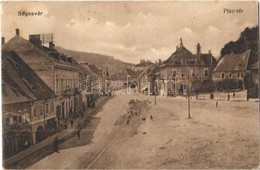 T2/T3 1918 Segesvár, Sighisoara; Piac Tér / Market Square (EK) - Ohne Zuordnung
