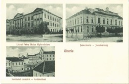 * T2 1935 Szamosújvár, Gherla; Liceul Petru Maior, Judecatoria, Institutul Corector / Főgimnázium, Járásbíróság, Javítói - Ohne Zuordnung
