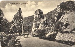 * T2/T3 1934 Torda, Turda; Leánykő, Leányka-kő, út Az Aranyos Völgyben, Automobil / Valea Ariesului, Piatra Fetei / Vall - Ohne Zuordnung