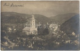 T2 1928 Újmoldova, Bosneag, Moldova Noua; Látkép, Templom, Temető / General View, Church, Cemetery. Photo - Ohne Zuordnung