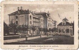 T2/T3 1926 Bártfa, Bártfafürdő, Bardejovské Kúpele, Bardiov, Bardejov; Erzsébet Királyné Forrás és Szálloda / Spa, Hotel - Ohne Zuordnung